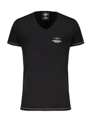 "AERONAUTICA MILITARE Startseite im Sale | AIR FORCE SCHWARZES OUTDOOR-T-SHIRT FÜR HERREN online kaufen"|Planet-Deluxe