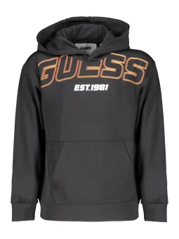 Guess Jeans Bio-Baumwoll-Hoodie für Jungen – Bedruckt, L/Tasche