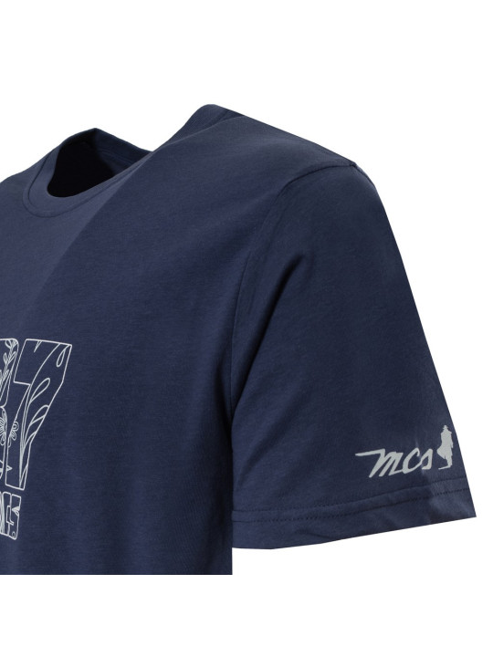 Navy MCS T-Shirt mit Logo