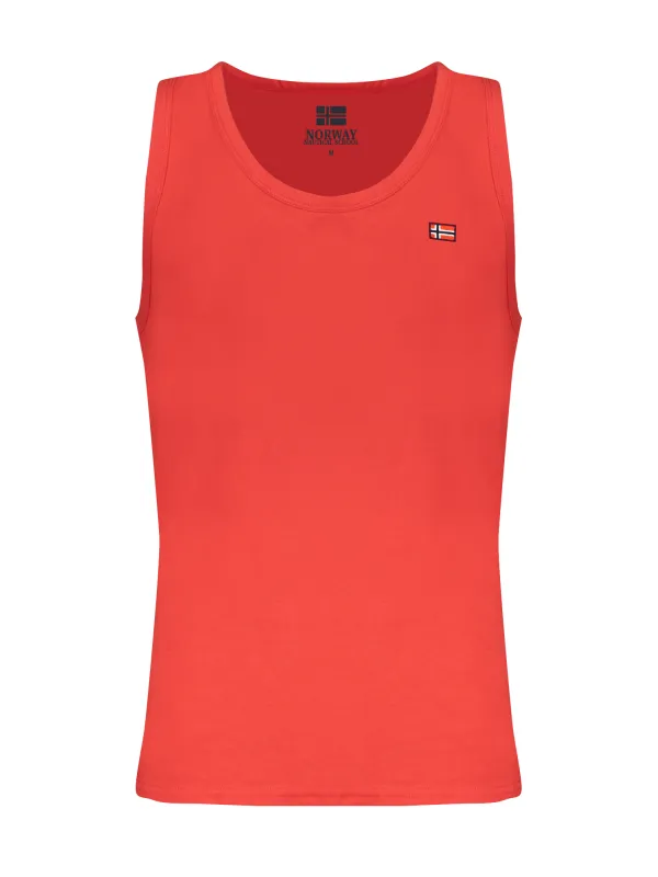 "NORWAY 1963 Hemden im Sale | Breitschulter Rundhals Tanktop mit Logo Stickerei online kaufen"|Planet-Deluxe