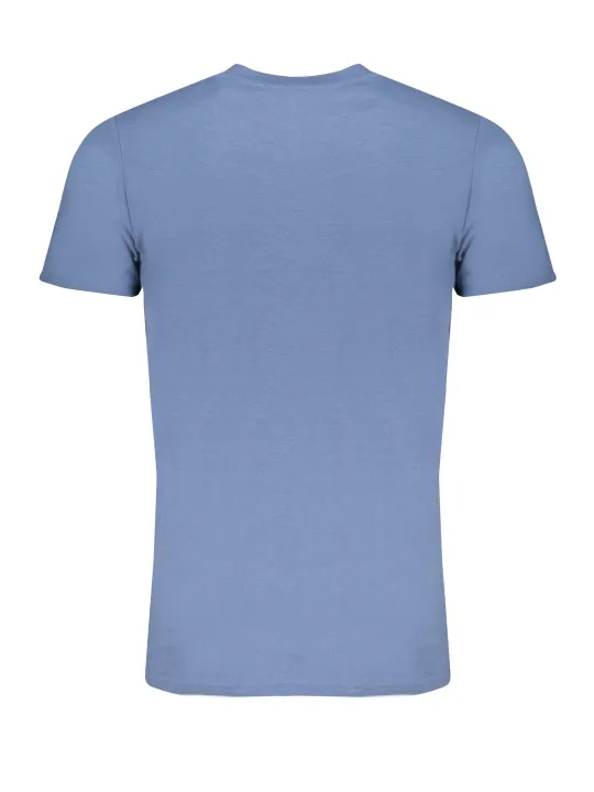 "NORWAY 1963 T-Shirts im Sale | Blaues Kurzarm Rundhals TShirt mit Sticklogo online kaufen"|Planet-Deluxe