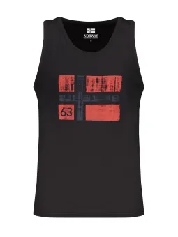 "Stylisches NORWAY 1963 Tanktop – Schwarz, Breite Schulter"