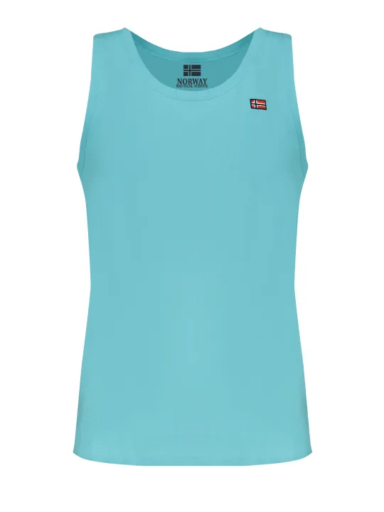 "NORWAY 1963 Startseite im Sale | NORWEGEN 1963 BLAUES HERREN-TANKTOP online kaufen"|Planet-Deluxe