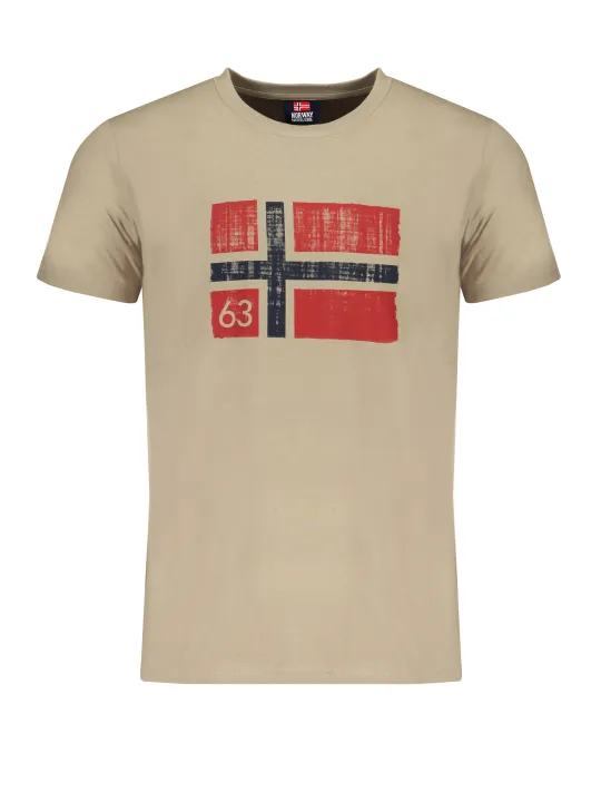 "NORWAY 1963 Startseite im Sale | NORWEGEN 1963 BEIGES KURZARM-T-SHIRT FÜR HERREN online kaufen"|Planet-Deluxe
