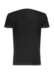 Kontrast T-Shirt mit Logo - Aeronautica Militare Rundhals