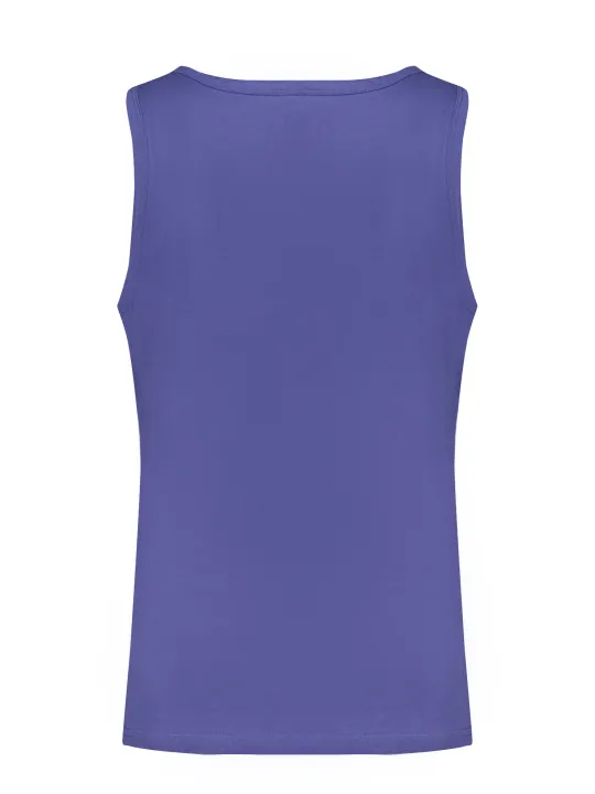 "NORWAY 1963 Hemden im Sale | Breitschulter Rundhals Tanktop mit Logo Stickerei online kaufen"|Planet-Deluxe