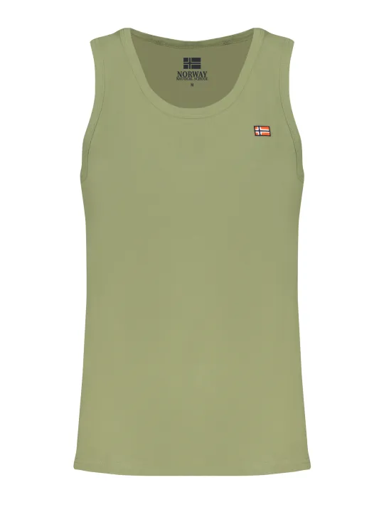 "NORWAY 1963 Hemden im Sale | Breitschulter Rundhals Tanktop mit Sticklogo online kaufen"|Planet-Deluxe