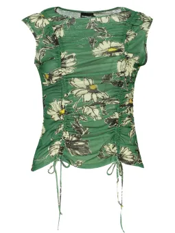 Kontrast Tanktop mit Logo - Rundhals für stilvolle Auftritte