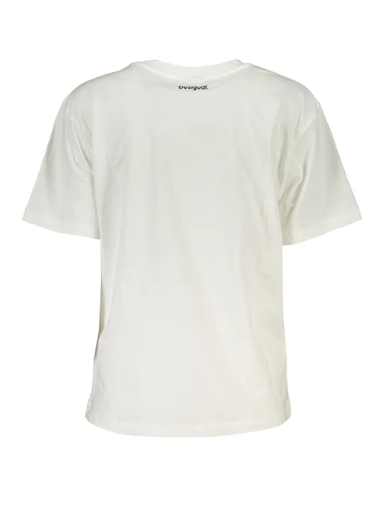 "Desigual Startseite im Sale | DESIGUAL DAMEN-KURZARM-T-SHIRT WEISS online kaufen"|Planet-Deluxe