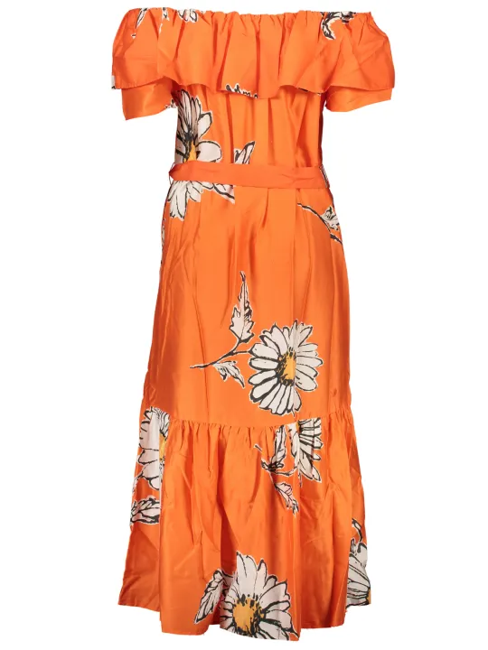 "Desigual Startseite im Sale | DESIGUAL DAMEN LANGES KLEID ORANGE online kaufen"|Planet-Deluxe