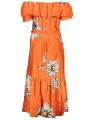 "Desigual Startseite im Sale | DESIGUAL DAMEN LANGES KLEID ORANGE online kaufen"|Planet-Deluxe