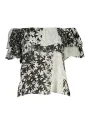 "Desigual T-Shirts im Sale | Kurzarm TShirt UBoot Ausschnitt Muster Logo 24SWBW01 BI1021 online kaufen"|Planet-Deluxe