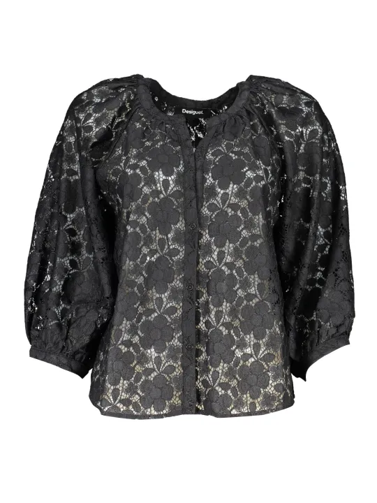 "Desigual Startseite im Sale | DESIGUAL DAMEN LANGARMHEMD SCHWARZ online kaufen"|Planet-Deluxe