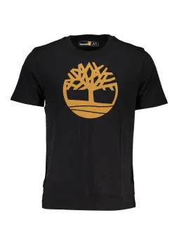 "Bio Baumwolle Kurzarm T-Shirt mit Logo – Normale Passform"