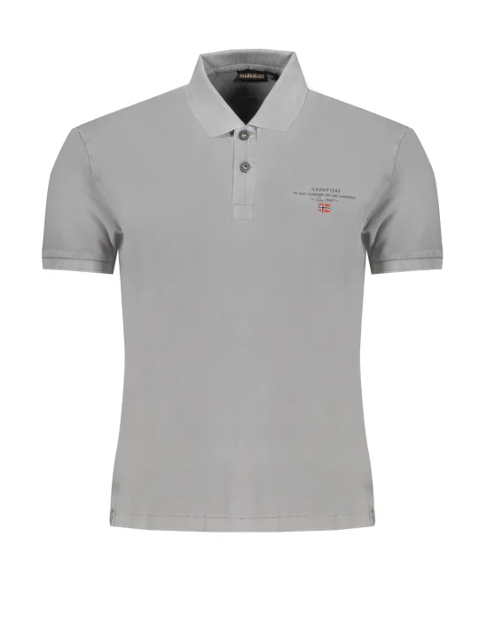 "Napapijri Startseite im Sale | GRAUES KURZÄRMELIGES POLOSHIRT FÜR HERREN VON NAPAPIJRI online kaufen"|Planet-Deluxe