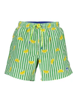 "Bio-Baumwolle Badeshorts mit Taschen & elastischem Bund"