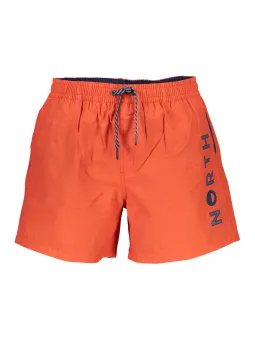 Bio-Baumwolle Badehose mit Taschen & Kontrastdetails