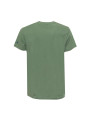 Grünes T-Shirt mit blauem Logo