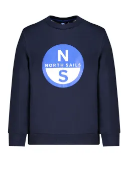 "North Sails Jungen Sweatshirt - Bio-Baumwolle & Logo-Druck"