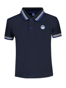 "North Sails Jungen-Poloshirt mit Kontrast & Logo"