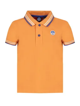 "North Sails Jungen Bio-Baumwolle Poloshirt mit Logo"