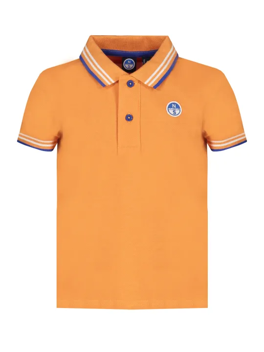 "North Sails Startseite im Sale | NORTH SAILS ORANGE KURZÄRMELIGES POLOSHIRT FÜR KINDER online kaufen"|Planet-Deluxe