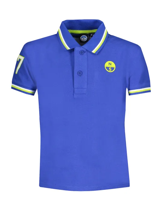 "North Sails Poloshirts im Sale | North Sails Kurzärmeliges Poloshirt mit 2 Knöpfen und Logo für Jungen online kaufen"|Planet-Deluxe