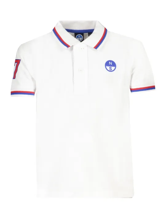 "North Sails Startseite im Sale | NORTH SAILS WEISSES KURZÄRMELIGES POLOSHIRT FÜR KINDER online kaufen"|Planet-Deluxe