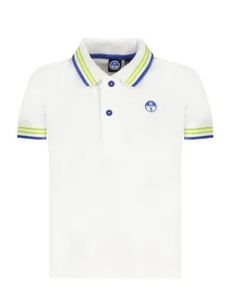 "North Sails Jungen Poloshirt mit Kontrastdetails & Logo"