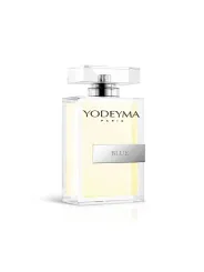 Transparente Yodeyma Blue Parfümflasche Glas