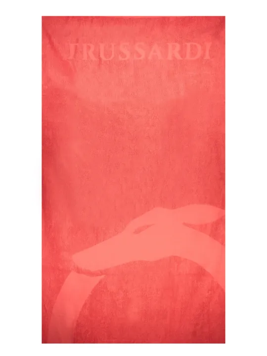 "Trussardi Startseite im Sale | TRUSSARDI JEANS DAMEN-STRANDTUCH ROT online kaufen"|Planet-Deluxe