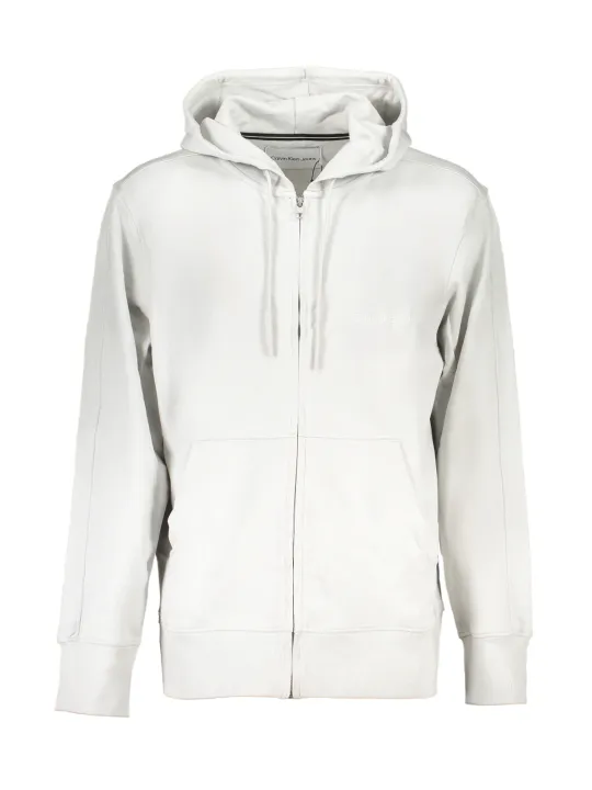 "Calvin Klein Startseite im Sale | CALVIN KLEIN HERREN-SWEATSHIRT MIT GRAUEM ZIP online kaufen"|Planet-Deluxe