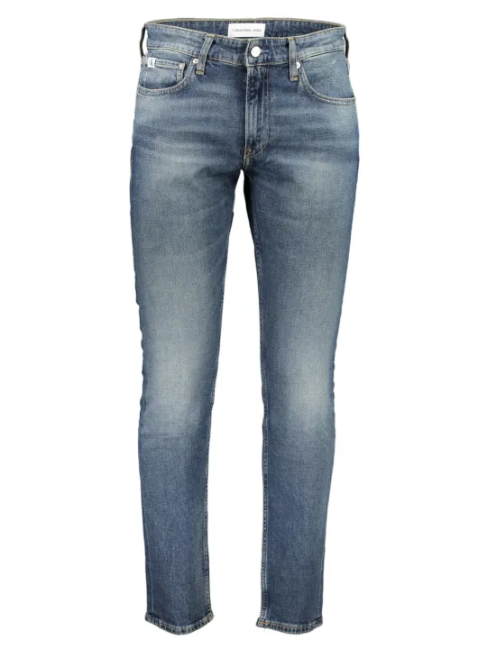 "Calvin Klein Jeans im Sale | Nachhaltige Wasch-Effekt Slim-Jeans mit Logo online kaufen"|Planet-Deluxe