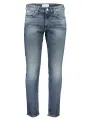 "Calvin Klein Jeans im Sale | Nachhaltige Wasch-Effekt Slim-Jeans mit Logo online kaufen"|Planet-Deluxe