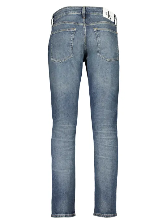 "Calvin Klein Jeans im Sale | Nachhaltige Wasch-Effekt Slim-Jeans mit Logo online kaufen"|Planet-Deluxe