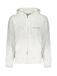 "Calvin Klein Startseite im Sale | CALVIN KLEIN WEISSES REISSVERSCHLUSS-SWEATSHIRT FÜR HERREN online kaufen"|Planet-Deluxe