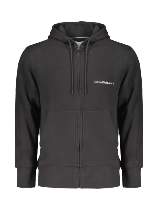 "Calvin Klein Sweatshirts im Sale | Hoodie aus regenerativer Baumwolle mit Reißverschluss und Taschen online kaufen"|Planet-Deluxe