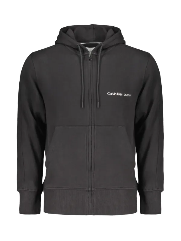 "Calvin Klein Sweatshirts im Sale | Hoodie aus regenerativer Baumwolle mit Reißverschluss und Taschen online kaufen"|Planet-Deluxe