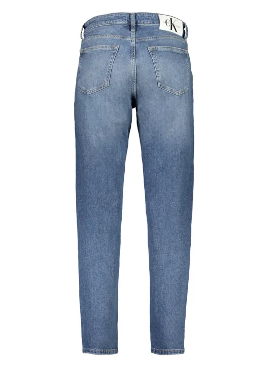 "Regulare Taper-Jeans: Nachhaltig mit Wascheffekt & Logo"