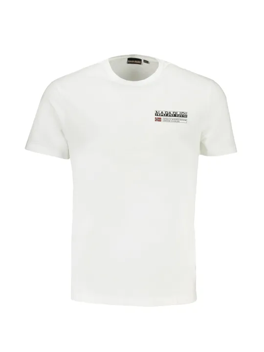 "Napapijri T-Shirts im Sale | Bio Baumwolle TShirt Rundhals Normal Logo Print online kaufen"|Planet-Deluxe