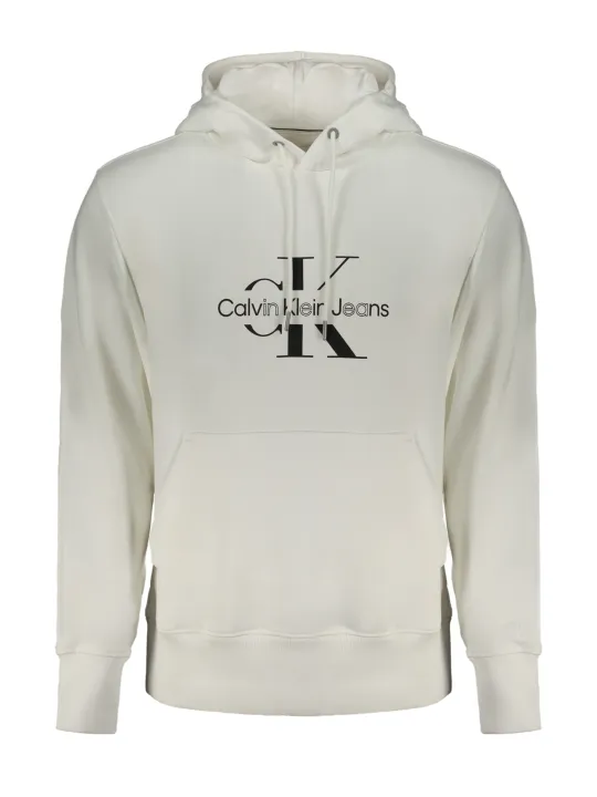 "Calvin Klein Sweatshirts im Sale | Kapuzen-Sweatshirt aus Bio-Baumwolle mit Druck und Tasche online kaufen"|Planet-Deluxe