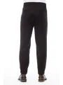 Dunkle braune Herren Stoffhose
