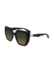 "Liu Jo Sonnenbrillen im Sale | Gelbe Quadrat Sonnenbrille mit Kunststoffrahmen 52mm online kaufen"|Planet-Deluxe