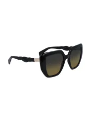 "Liu Jo Sonnenbrillen im Sale | Gelbe Quadrat Sonnenbrille mit Kunststoffrahmen 52mm online kaufen"|Planet-Deluxe