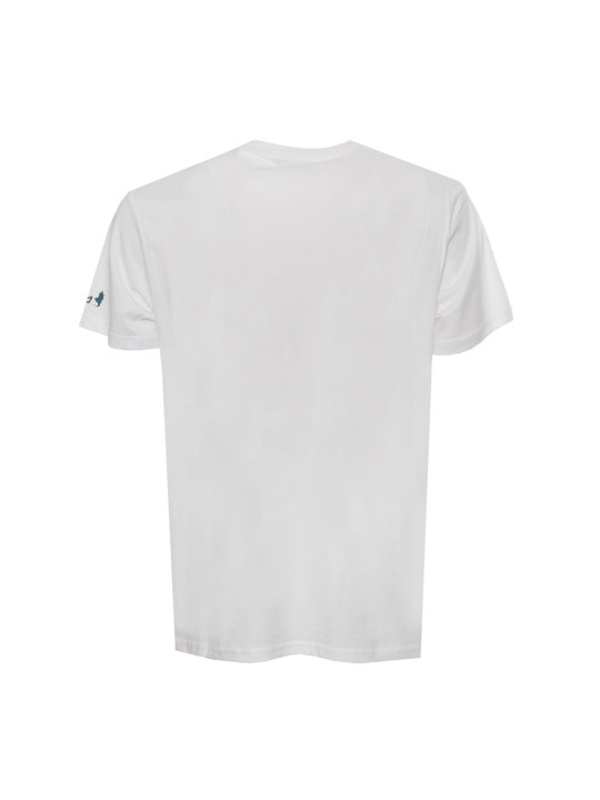 Weißes MCS T-Shirt mit kurzen Ärmeln