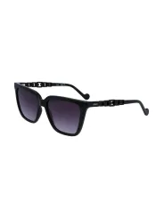 "Liu Jo Sonnenbrillen im Sale | Kontrast Sonnenbrille Quadratisch Schwarz 56mm online kaufen"|Planet-Deluxe