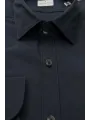 Blaues Bagutta Hemd klassischer Schnitt