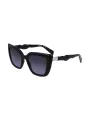 "Liu Jo Sonnenbrillen im Sale | Quadratische Sonnenbrille Blau mit Kontrastdetails und Spritzkunststoffrahmen online kaufen"|Planet-Deluxe