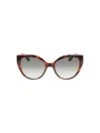 "Liu Jo Sonnenbrillen im Sale | Grüne Runde Sonnenbrille mit Kontrastdetails und Spritzkunststoffrahmen online kaufen"|Planet-Deluxe