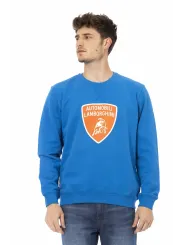 Lamborghini Sweatshirt blaues Automobil Logo